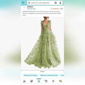 Green Butterfly Dress